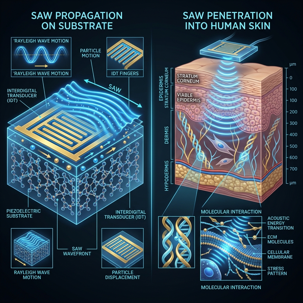 SAW for Transdermal Drug Delivery